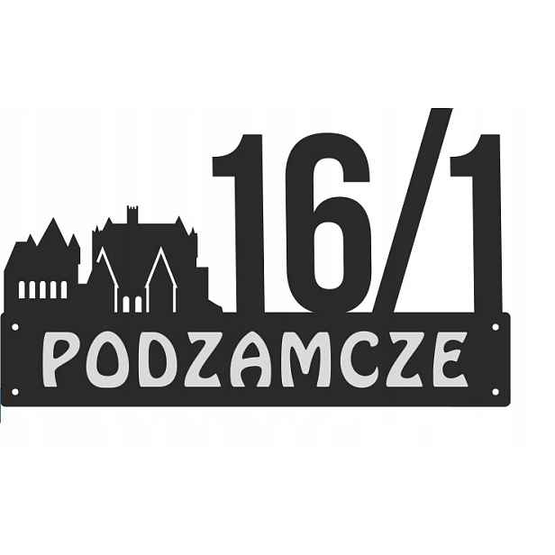Číslo Na Dům 80 cm Tabule Adresa Ocel 2 mm Grafika 89