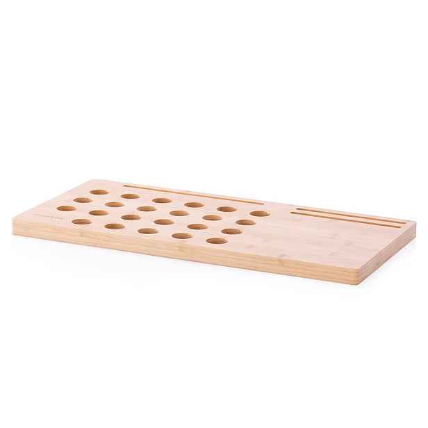 HOMEDE Stojan na notebook Mirken hnědý, velikost 57,5x29,5x3