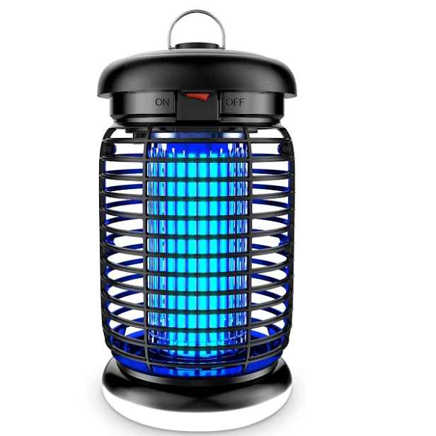 Lampa proti komárům 15 W Uv 4200 V Led – elektrická proti hmyzu Černá
