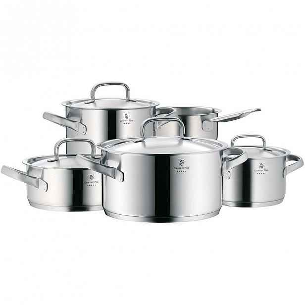 Sada 5 nerezových hrnců s poklicemi WMF Cromargan® Gourmet Plus