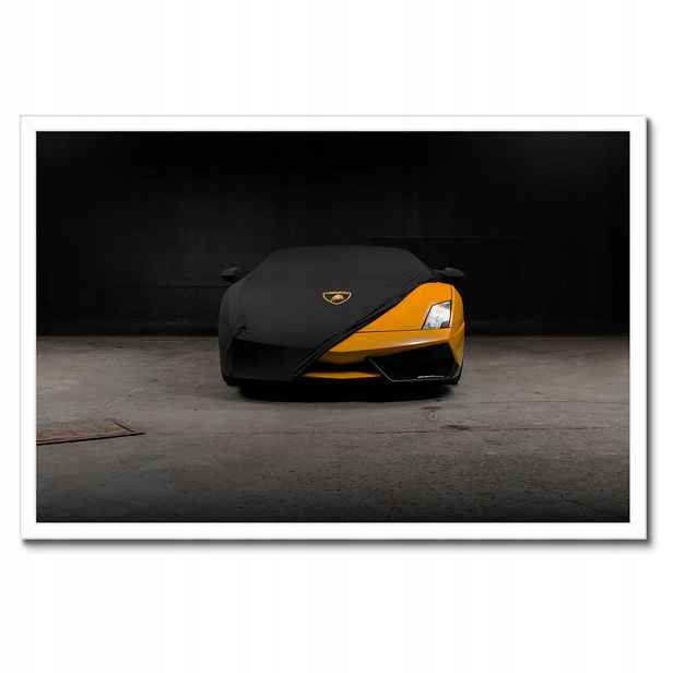 Plakáty v rámu 60x40 Oranžové auto