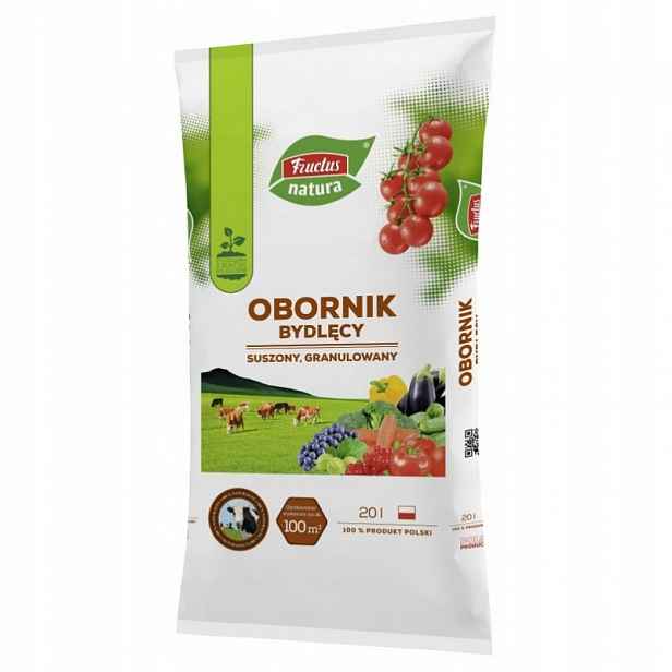 Fructus Granulovaný Hovězí Hnůj 20 L, Přírodní Ekologické Hnojivo