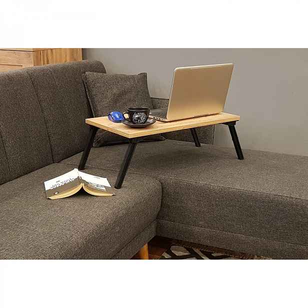 Hanah Home Stojan na notebook Gusto borovice/černý
