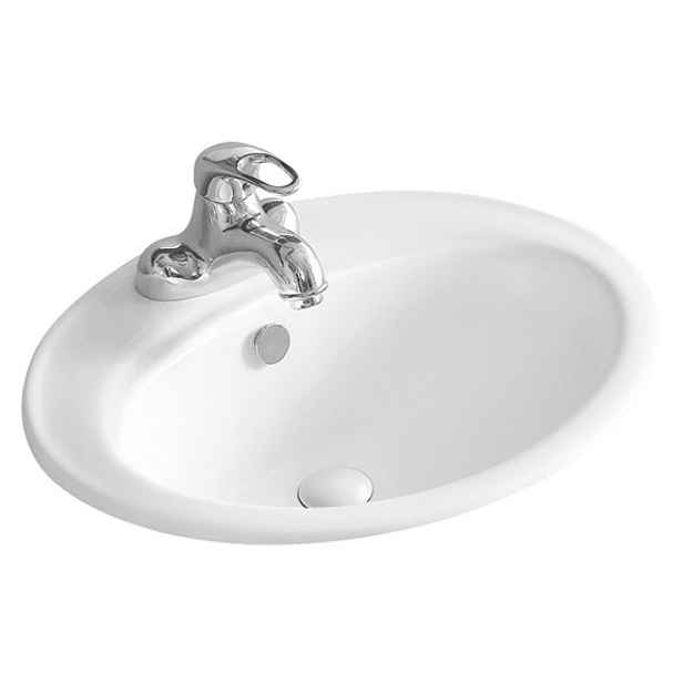 Olsen Spa  Ovale OLKLT6002 - Umyvadlo OVALE II; 55 x 47 x 20 cm - zápustné