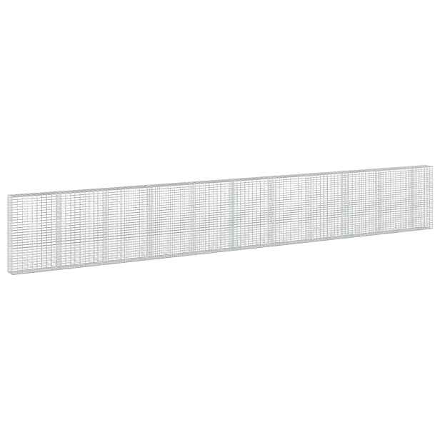 vidaXL Gabion s drátem 5 mm a síťkou 5x10 cm 1050x30x150 cm