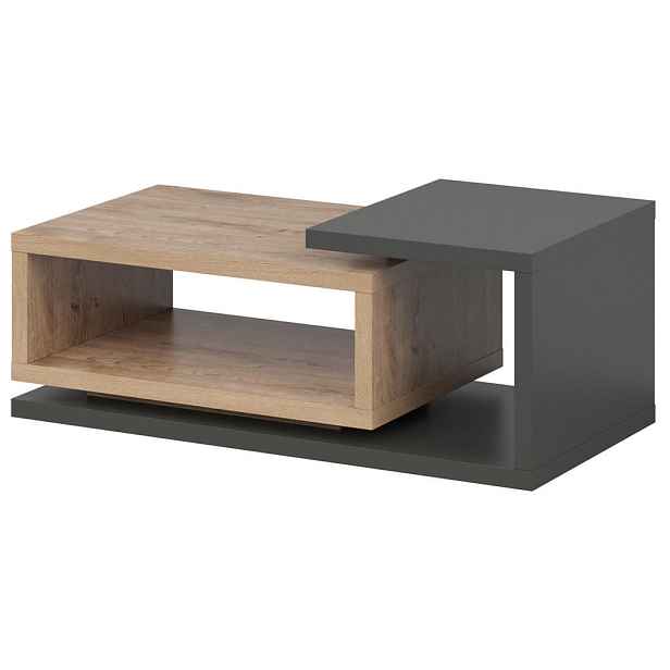 MASSENO KONFERENČNÍ STOLEK BOTTEGA, 120/40/60 cm, antracitový