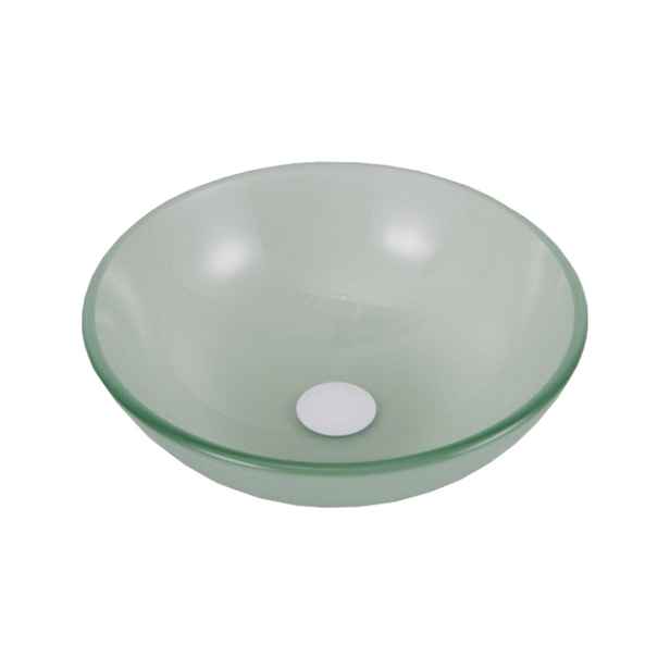 Olsen Spa  OLKLTG101 - Skleněné umyvadlo na desku BREDA 42×13;5 cm