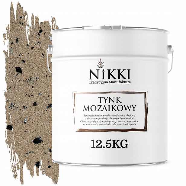 Mozaiková Pryskyřičná Omítka 12,5 Kg Vnitřní Hnědá Světlá S Černou Slídou M92
