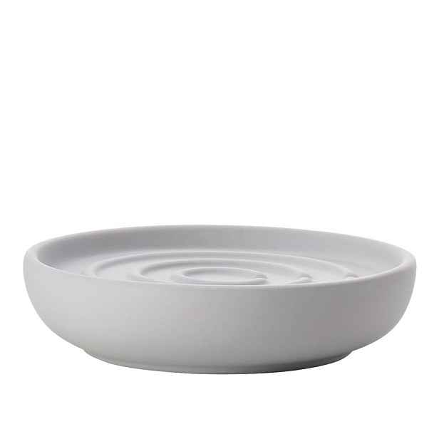Světle šedá porcelánová mýdlenka Nova – Zone