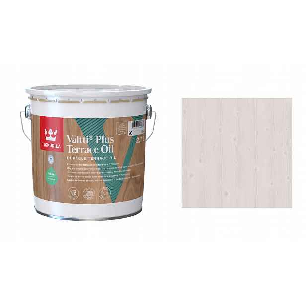 Tikkurila Valtti Plus Terrace Oil 2,7 L 5060 Lumi Olej Na Terasy