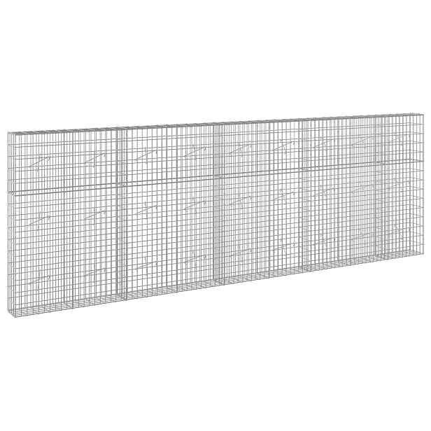 vidaXL Gabion s drátem 5 mm a síťkou 5x10 cm 450x20x150 cm