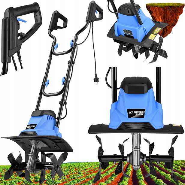 Kultivátor S Výkonným Kultivátorem Gigant 36 CM Pro Rozbitou Půdu