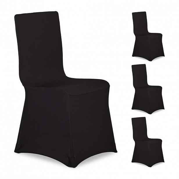 Relaxdays NÁVLEKY Černé 4ks-set