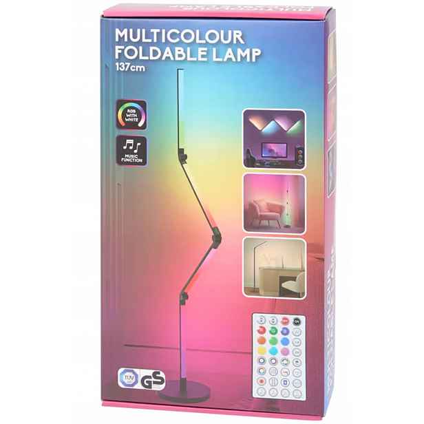 Skládací vícebarevná lampa 137 cm