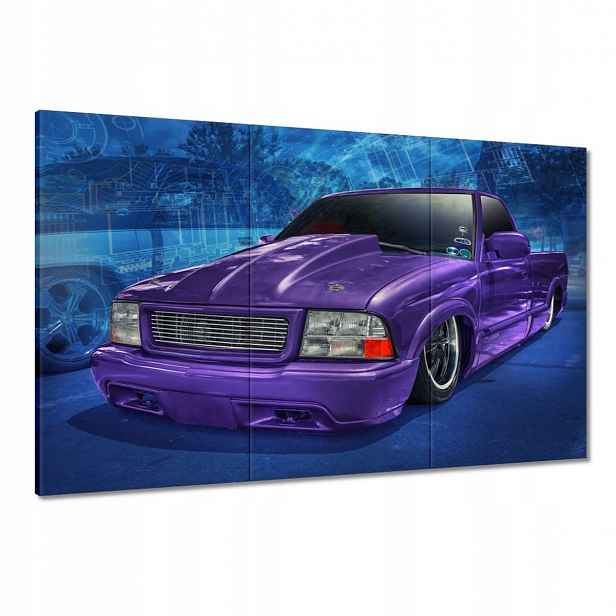 Obrazy 120x80 Fialový PickUp S10