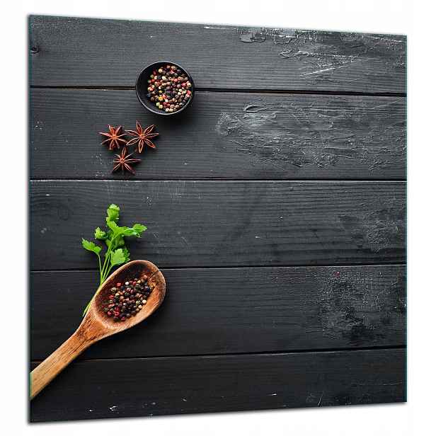 Skleněná Ochranná Deska Panel Lepidlo 60x65 Dřevo Tvrzené Sklo