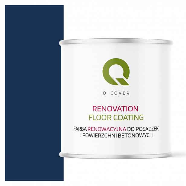 Barva Pro Renovaci Podlah Betonu Modrá Kobaltová Ral 5013 Satén 2,5L