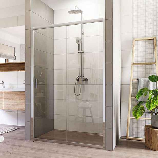 Dveře sprchové Mereo Lima CK80403K 1 000 mm chrom/čiré sklo