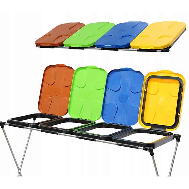 Rám na tříděný odpad 4 Stanoviště 120-240L