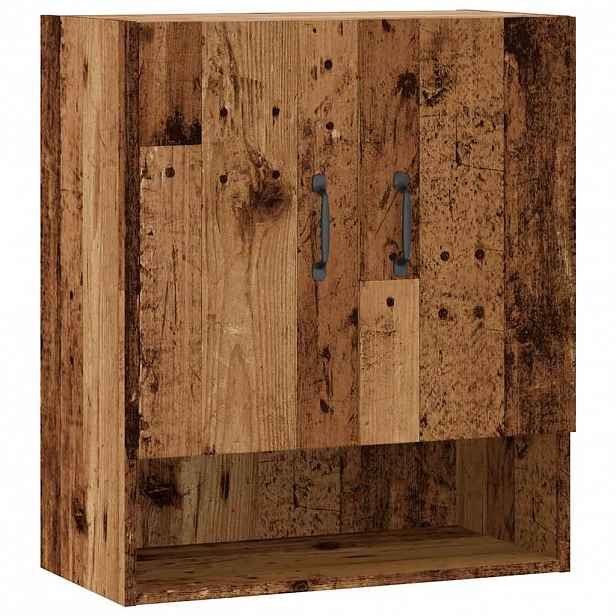 vidaXL Nástěnná skříňka old wood 60 x 31 x 70 cm kompozitní dřevo