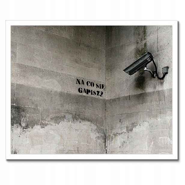 Plakáty v rámu 50x40 Banksy Co zíráš