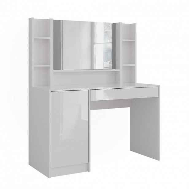 Vicco TOALETNÍ STOLEK Sherry Bílá/bílý vysoký lesk 119.8 cm 4 díly