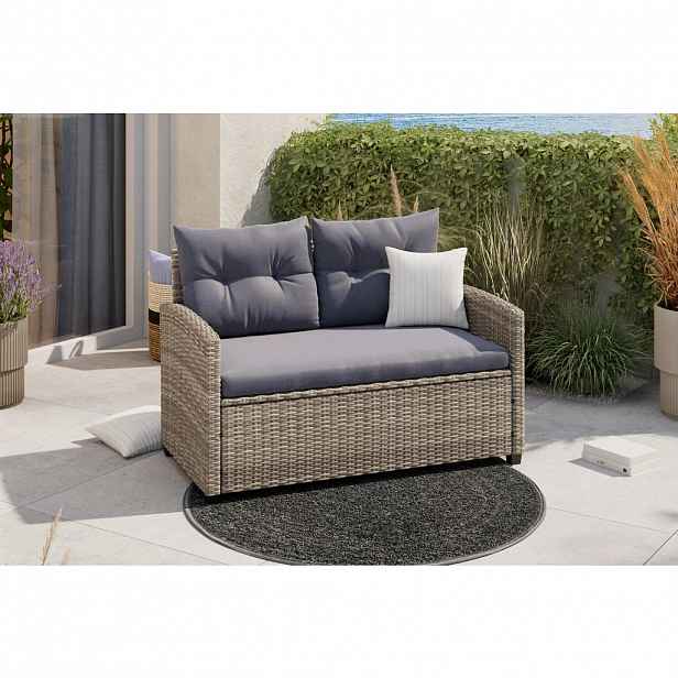 Ambia Garden ZAHRADNÍ LAVICE kov, plast, textil