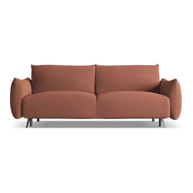 Růžová pohovka 230 cm Malie – Makamii