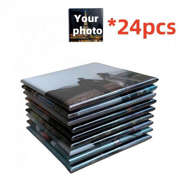 TEMU ks Přizpůsobitelné magnety na lednici - Vlastní foto//text, ideální pro domácí dekorace, dárky na párty a jedinečné suvenýry