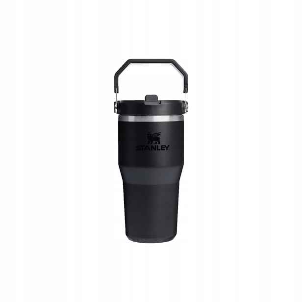 Termohrnek Stanley The Iceflow Flip Straw 2.0, černý, 0,59 l