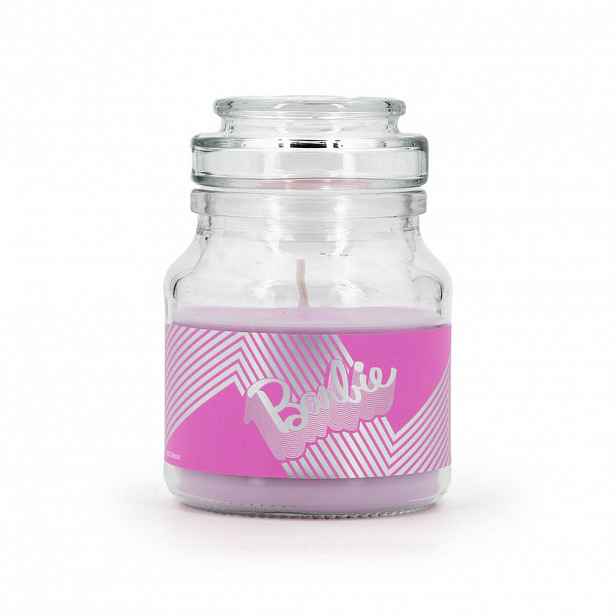Barbie VONNÁ SVÍČKA Transparentní sójový vosk 110 g Silver Sparkle