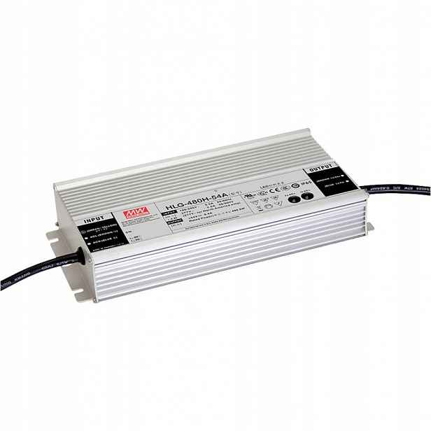 Mean Well HLG-480H-24A Napájecí zdroj: Spínaný zdroj 480W 24V DC 20,4..25,2V DC 10..20A