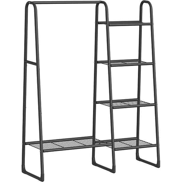 SONGMICS Stojan na oblečení Miltra 102 cm černý