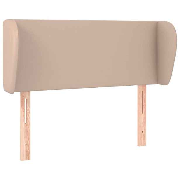 vidaXL Čelo postele typu ušák cappuccino 93x23x78/88 cm umělá kůže
