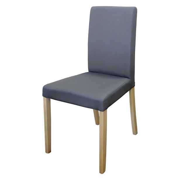 Jídelní židle Prima, šedá/světlé nohy