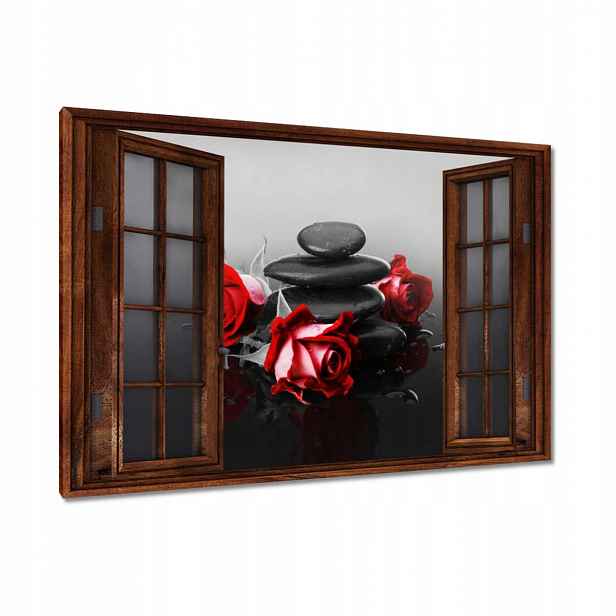 Obrazy 120x80 Červené růže Spa