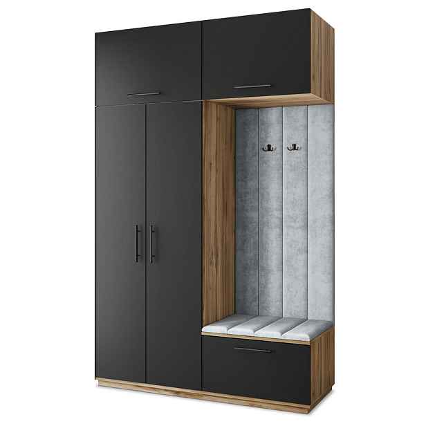 MASSENO MODERNÍ PŘEDSÍŇOVÁ SKŘÍŇ REMA, 150/240/60 cm, dub Wotan