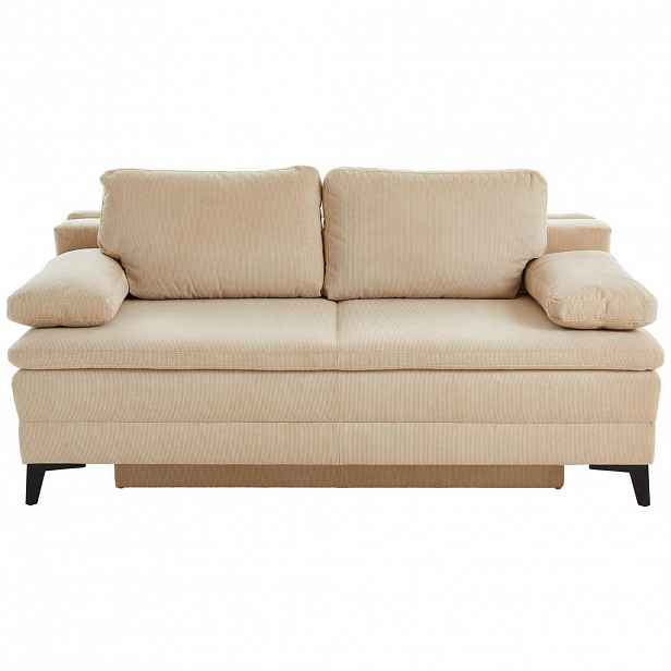 Novel BOXSPRINGOVÁ POHOVKA, textil, béžová - Ložnice - 002469030101