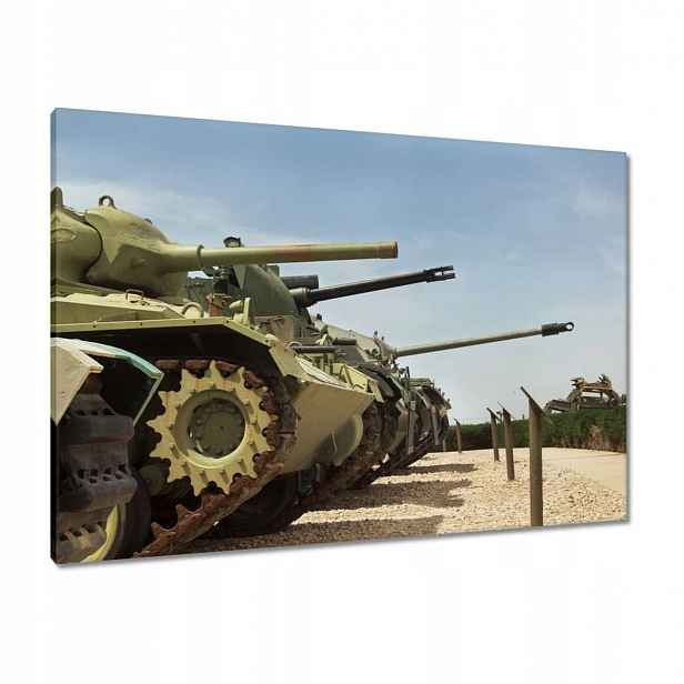 Obrazy 100x70 Kolekce starých tanků