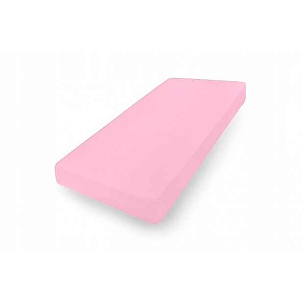 Prostěradlo jersey Premium s gumou 130x190, 140x200x30, růžové_10, Matex