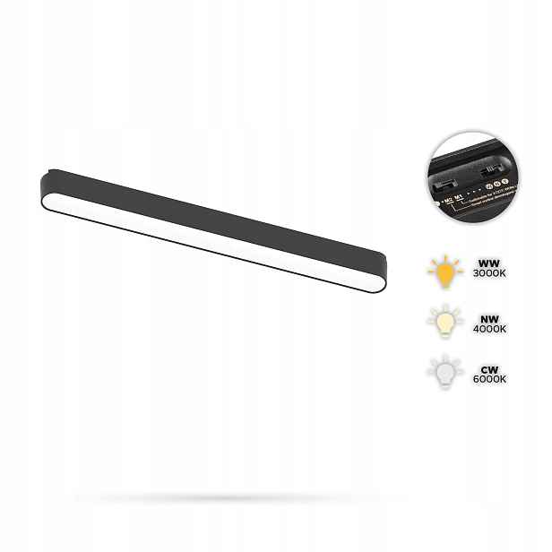 Reflektor Flood 18W F18 Slim Track a FiberFLEX 24VDC 3CCT 3000,4000,6000K