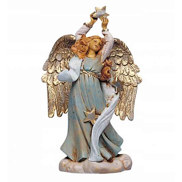 Anděl s hvězdou – pro postavy o výšce 12 cm – Originální Figurka Firmy Fontanini