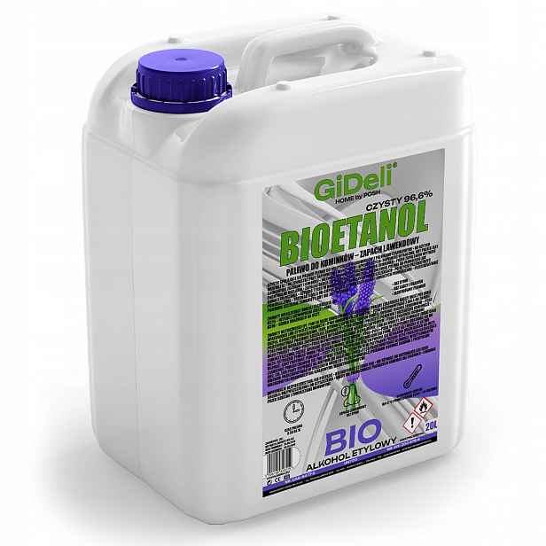 Bioetanol do krbu 20 l, vůně levandule, biopalivo