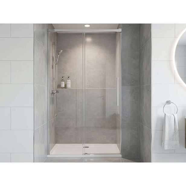 Gelco Lux - Sprchové dveře 100 cm, čiré sklo/chrom GU1210CH