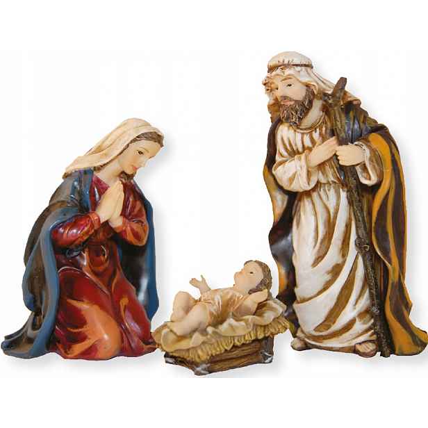 Krásná svatá rodina do betlému Božon – 3 díly – pro figurky o výšce 30 cm
