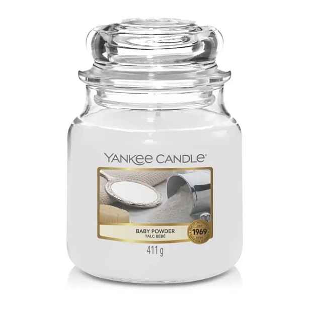 Tradiční parafínová svíčka Baby Powder Yankee Candle 1 ks