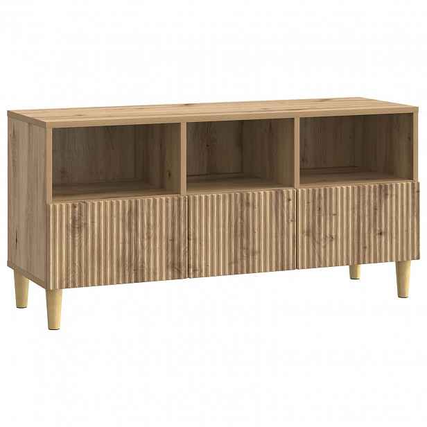 vidaXL Televizní skříň 102 x 34,5 x 50 cm Dub artisan Kompozitní dřevo