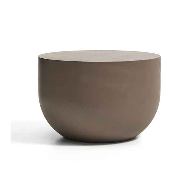 Betonový kulatý zahradní konferenční stolek ø 60 cm Garbet – Kave Home