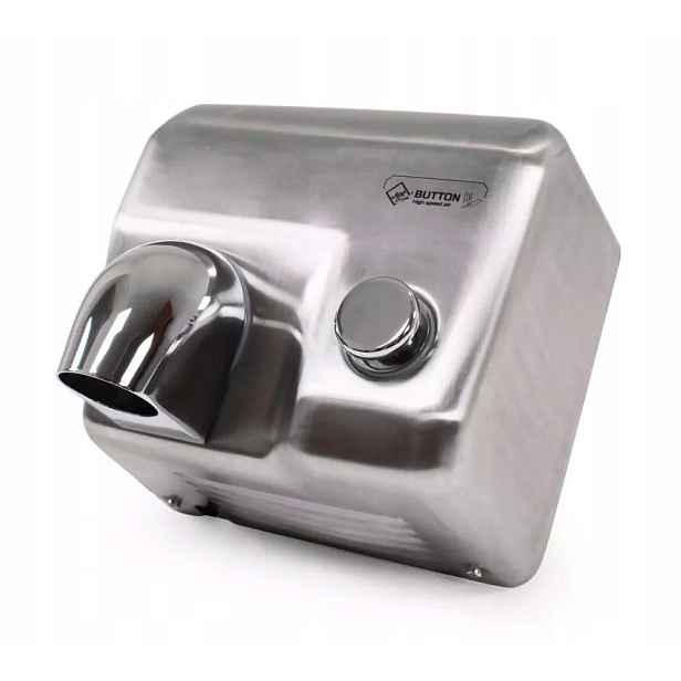 Horkovzdušný vysoušeč Vysoušeč rukou Jet Dryer Button Matný nerez