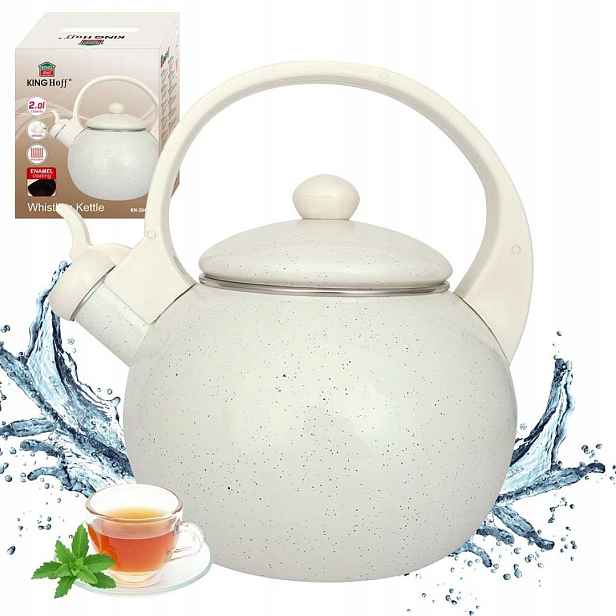 Konvice 2 L S Píšťalkou Kinghoff KH-2040 Béžová